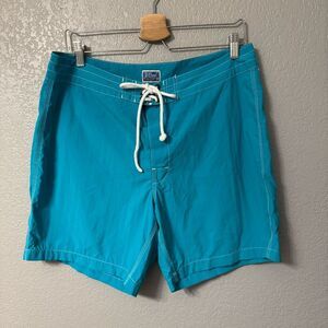 J. Crew Men’s Blue Swim Short Trunks Size 34